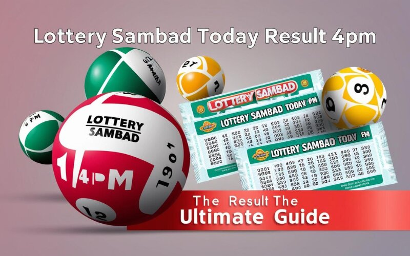 Lottery Sambad Today Result 4PM